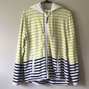 EUC striped hoodie